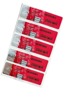 Windows 10 Home COA Sticker-Red