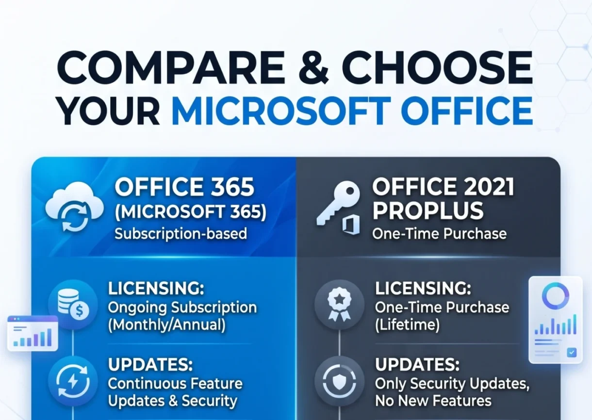 Office 365 vs Office 2021: Which One Is More Cost-Effective? Office 365 vs Office 2021: Which One Is More Cost-Effective?